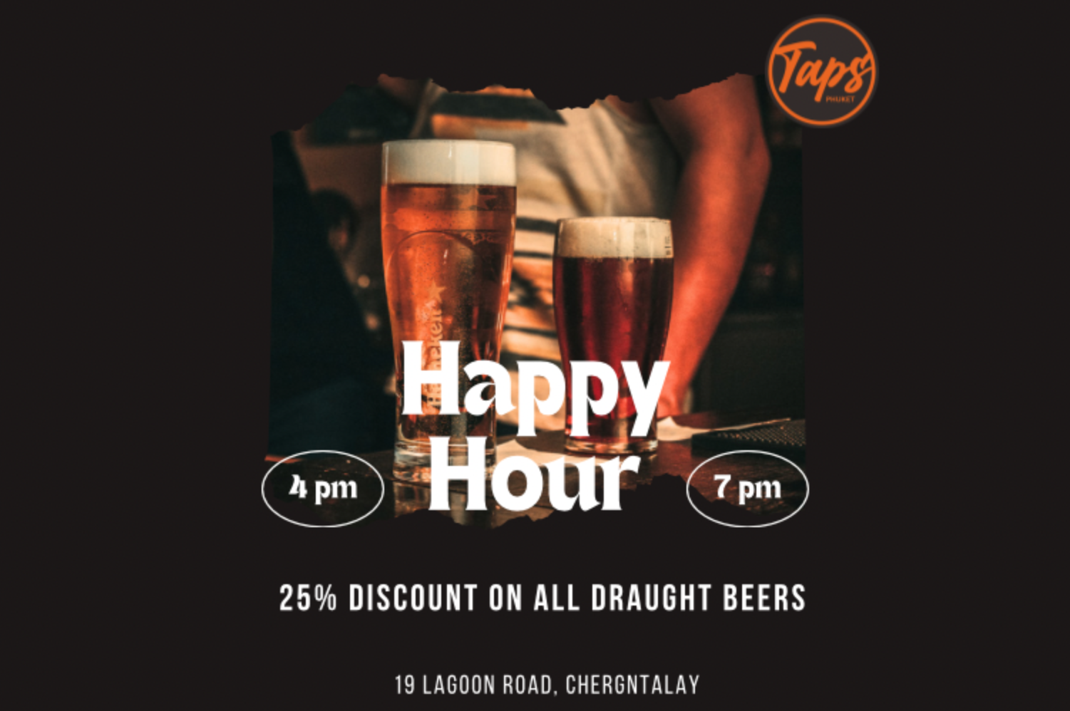 Draught Beers Happy Hour 🍻