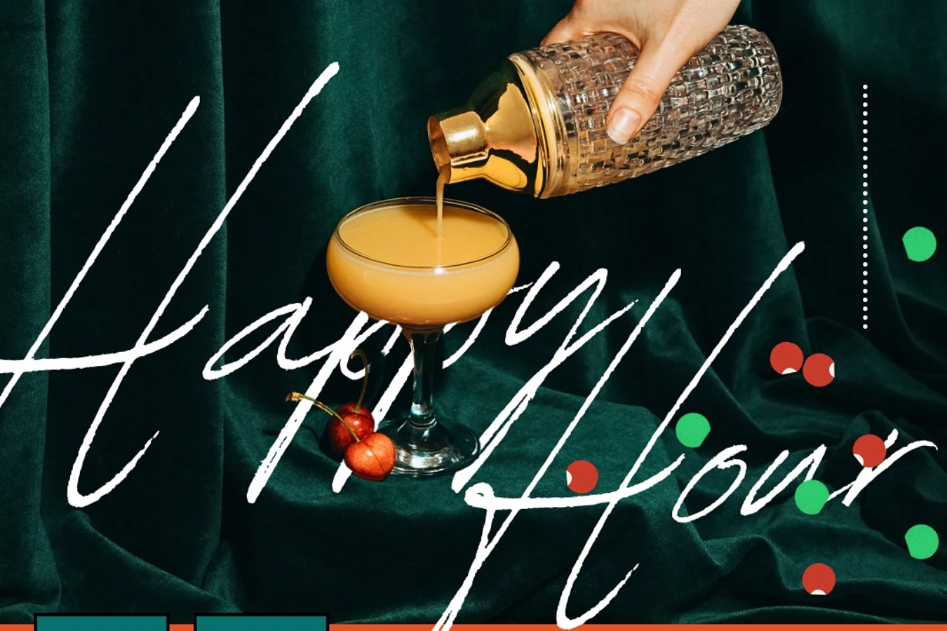 Happy hour offer are available weekdays