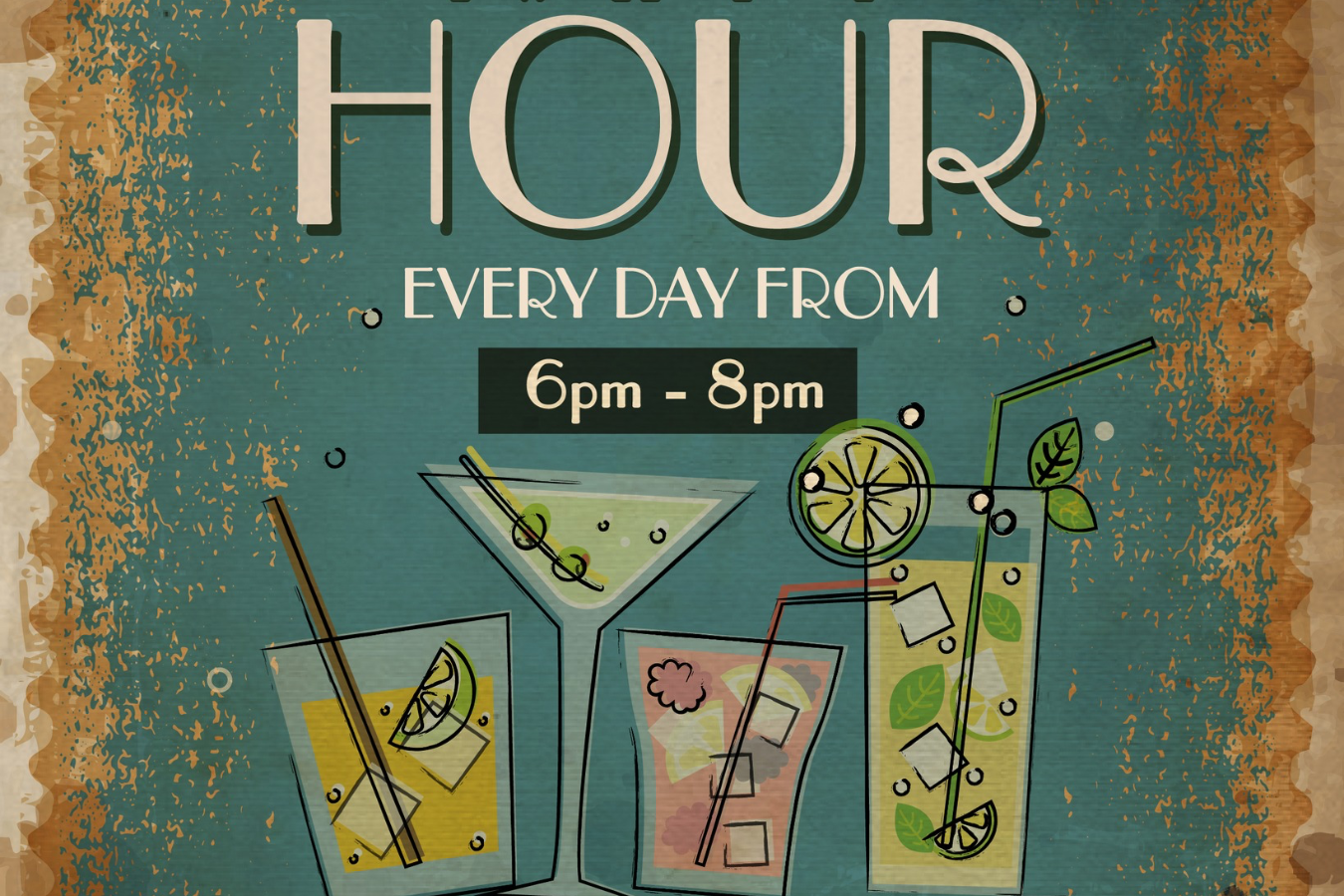 Happy Hour, every day? Yes, please! 🍸✨