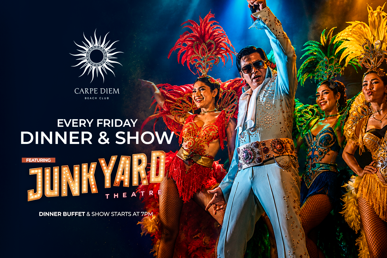 FRIDAY DINNER & SHOW [𝑓𝑡 𝐽𝑢𝑛𝑘𝑦𝑎𝑟𝑑 𝑇ℎ𝑒𝑎𝑡𝑟𝑒]